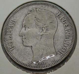 1912 Lei 900,  25 Gram,  Bolivar Libertador,  Estados Unidos De Venezuela photo