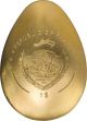 Palau 2014 1$ Imperial Eggs Golden Egg 1 Proollike Gold Coin With Convex Shape Australia & Oceania photo 1