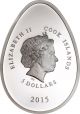 Cook Isl 2015 5$ Imperial Eggs In Cloisonné Diamond Easter Egg Proof Silver Coin Australia & Oceania photo 1