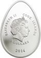 Cook Islands 2014 $5 Imperial Egg Cloisonné Easter White Silver Coin Australia & Oceania photo 1