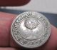 1848 (costa Rica) 1/2 Real (silver) W/ Countermack Lion - - - Very Rare - - - North & Central America photo 3