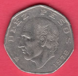 Mexico 1978 - 10 Pesos Large Coin photo