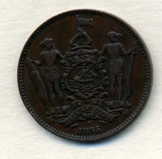 1885 British North Borneo One Cent. photo