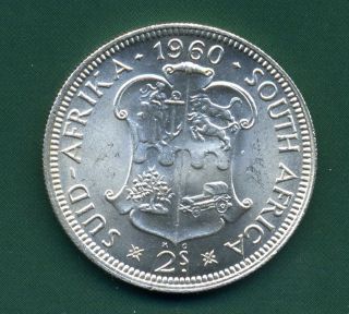 1960 South Africa Two Shillings Unc. photo