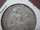 Vintage 1893 Peru Silver Coin 9 Decimos Republica Peruana Lima South America photo 1