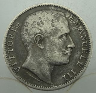 1905 - R Italy 2 Lire Silver photo