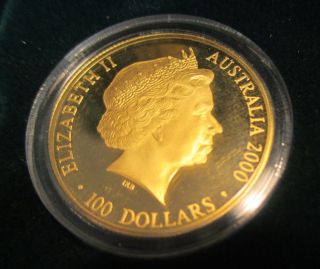 2000 - P Sydney Olympic Gold Proof Coin Series Achievement $100 photo