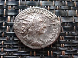 Silver Antoninianus Of Volusian Or Volusianus 251 - 253 Ad Ancient Roman Coin photo