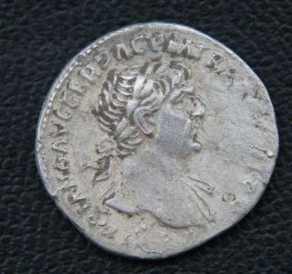 Roman Silver Denarius Of Trajan 103 - 111 Ad Rev: Dacian photo