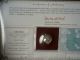 King Azes Ii Ancient Silver Coin Postal Commemorative Society Coins: Ancient photo 2