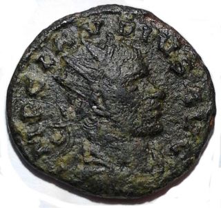 Ancient Roman Bronze Coin Claudius Ii Gothicus 268 - 270 Ad photo