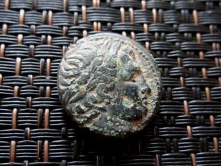 Ancient Greek - Philip Ii Macedonian King Heal Apollo Rare Greek Coin / 5,  48gr photo