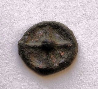Greek Ae12mm Wheel Early Cast Coinage photo