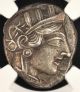 C.  440 - 404 Bc Attica,  Athens Ar Tetradrachm Ngc Au50 Coins: Ancient photo 2