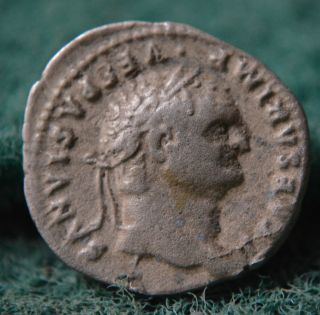 Rare Vespasian Silver Denarius,  69 - 79 Ad.  Antioch Legion Aquila Eagle Ag Ar photo