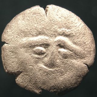 Ancient Greek Coin/mysia/parion/gorgon/incuse Square photo