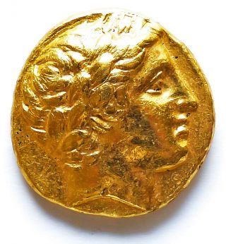 Greek Ancient Gold Stater Macedonia King Philip 323 Bc/xf - Au -.  28 Troy Oz photo