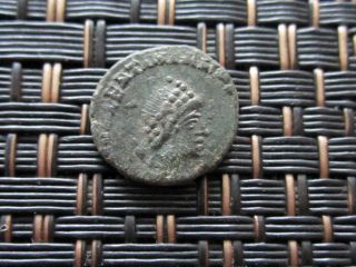 Valentinian Ii 375 - 392 Ad Ae4 Victory,  Wreath & Palm Ancient Roman Coin photo