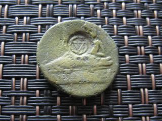 Ancient Greek Bronze Coin Of Odessos Colony Miletus Thrace 200 Bc Head Of Zeus photo