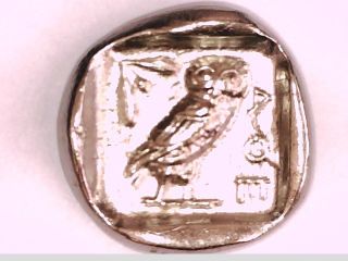 Greek Athens Tetradrachm Athena/owl Museum Restrike Coin Silver Plated Xmas Gift photo