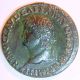 Ancient Roman: Nero Caesar Augustus Bronze Dupondius,  Emerald Green Patina Coins: Ancient photo 2