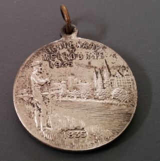 1934 - 5 Australia Centenary Of Melbourne And Victoria Medallion photo
