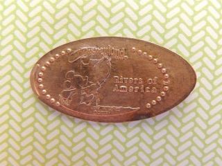 Elongated Penny Disney - Dl0480c - Rivers Of America Mickey Mouse photo