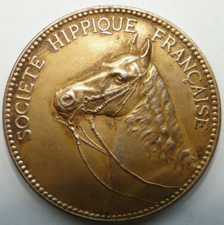Bronze French Horse Head Medal Paris photo
