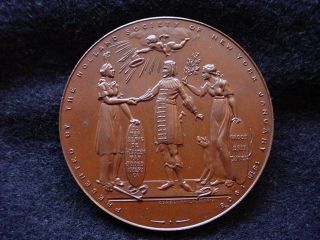 Holland Society Of York 1906 Commemorative Copy Of 1782 Friesland Medal photo