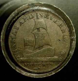 1791 Ship Conder Token From 18th Century Great Britain photo