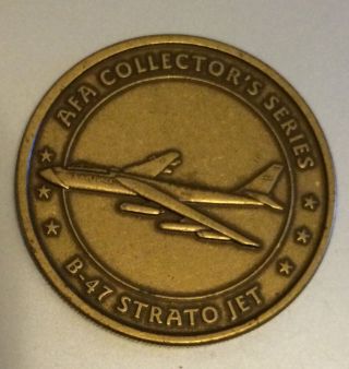 Air Force Association Afa B - 47 Strato Jet Coin Medal Aviation Aircraft Airplane photo