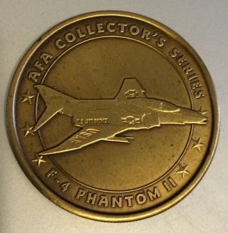 Air Force Association Afa F - 4 Phantom Ii Token Coin Medal Aviation Aircraft photo