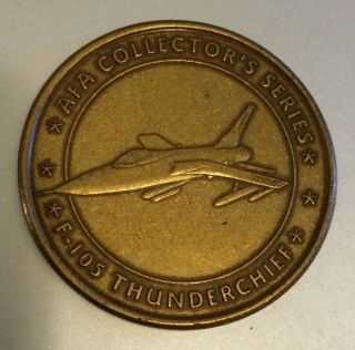 Air Force Association Afa F - 105 Thunderchief Token Coin Medal Aviation Aircraft photo