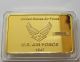 1 Oz 1974 Us Airforce F - 16 Fighting Falcon Pure.  999 24k Gold Bullion Bar Rare Exonumia photo 1