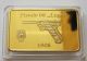 1 Oz 1908 Germany Famous Pistol Luger 08.  999 24k Gold Bullion Bar Very Rare Exonumia photo 1