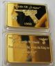 1 Oz 1908 Germany Famous Pistol Luger 08.  999 24k Gold Bullion Bar Very Rare Exonumia photo 5