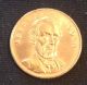 Abraham Lincoln Log Cabin Abe Coin Medal Medalet Exonumia photo 1
