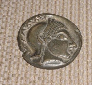 Coin Of Athens,  Peisistratus C.  566 B.  C Hand Made In Greece.  Paperweight photo