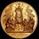 Vatican Bronze Medal/papal States Pius Ix Anno Xv (1860) Almost Uncirculated Exonumia photo 1