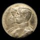 Belgium Medal 1914 King & Queen Of Belgium/gratitude For American Generosity Exonumia photo 1