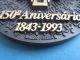 Bank Totta & Açores 150 Birthday 1843/1993 Bronze Medal Exonumia photo 3