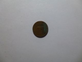 Old Liberia Coin - 1972 1 Cent Elephant - Circulated,  Corroded,  Rim Dings photo