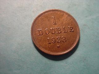 Guernesey 1938 - H 1 - Double In Uncirculated photo