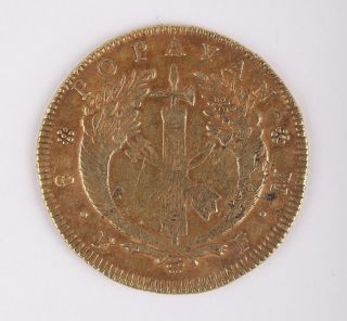 1829 Fm Gold Colombia 8 Escudos photo