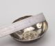 Antique Salt Sugar Bowl Cellar 1870s Peruvian 1 Sol.  900 Coin Silver Hand Made South America photo 9