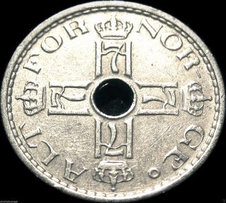 Norway - Norwegian 1940 50 Øre Coin - Rare Coin - Haakan Vii photo
