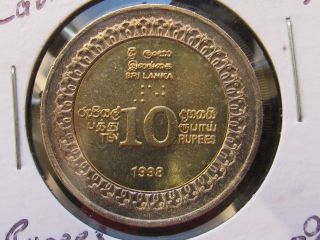 Sri Lanka Coin - One Year Type 1998; 10 Rupee Coin photo