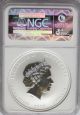 Ngc Registry Ms70 2008 Australia Year Of The Mouse $1 Colorized Lunar Silver 1oz Australia photo 1