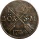 Sweden Frederick I 1749 2 Ore,  S.  M.  Low Mintage - 313,  000 Better Details Km 437 Europe photo 1