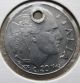 Holed Italy 1942 20 Centisimi Coin Holed For A Pendant Or Necklace World War Ii Italy, San Marino, Vatican photo 1